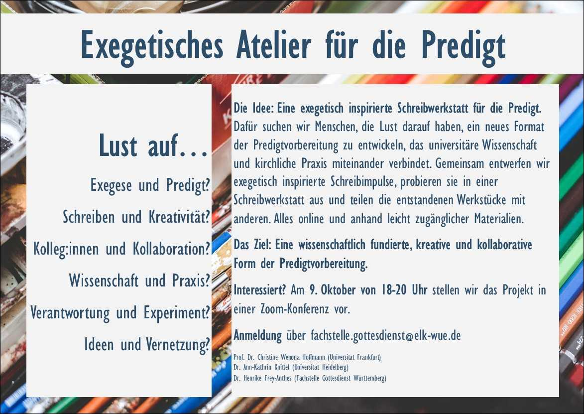 Exegetisches atelier